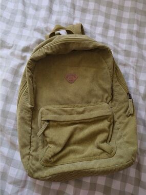 Billabong Olive Corduroy Backpack